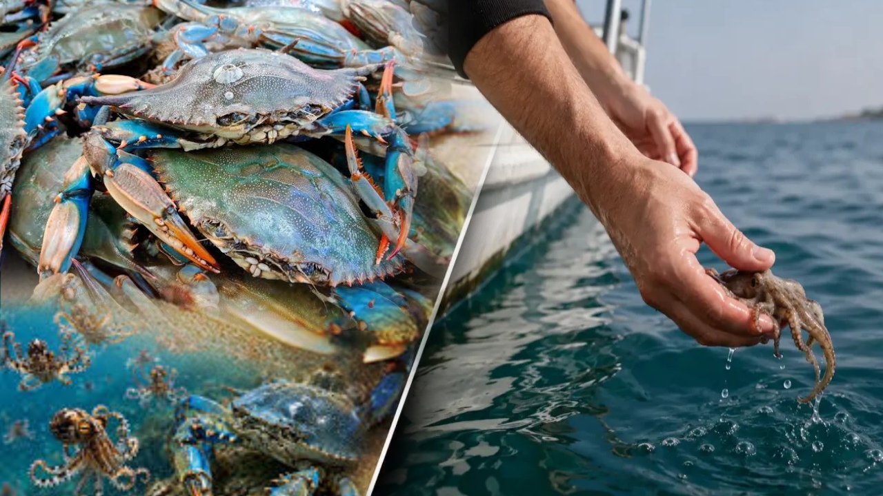 Italy Blue Crabs : ప్రపంచానిదో సమస్య.. ఇటలీదో సమస్య.. పీతలను చంపడానికి ఆక్టోపస్‌లను వదులుతున్నారు..!