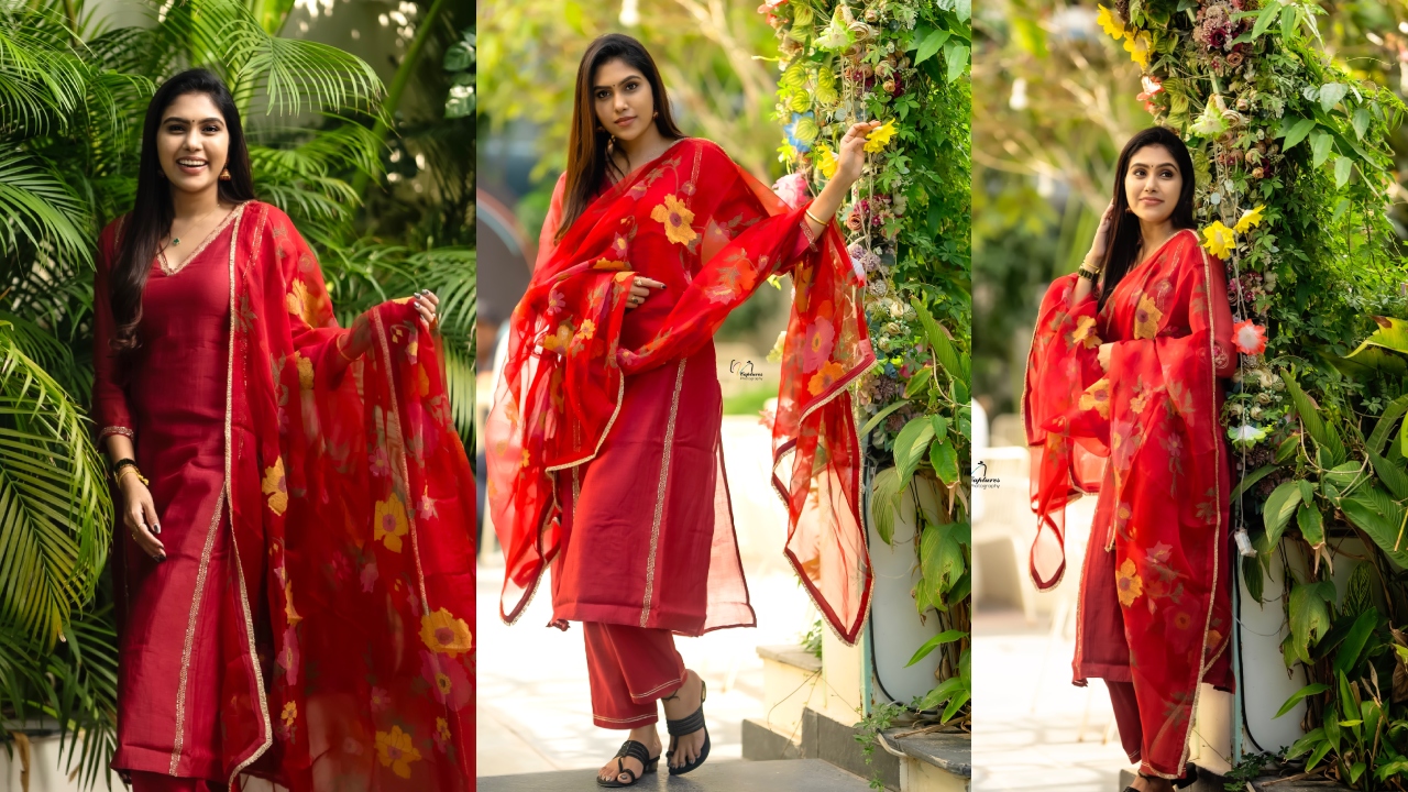 Satya Sri : ఎరుపు డ్రెస్‌లో జ‌బ‌ర్ద‌స్త్ స‌త్య శ్రీ.. క్యూట్ ఫోటోలు..