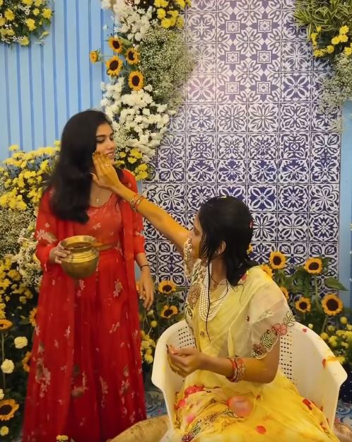Bandla Ganesh Daughter Janani Bandla Haldi Ceremony