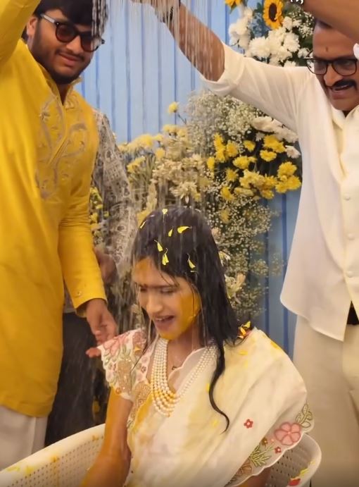 Bandla Ganesh Daughter Janani Bandla Haldi Ceremony