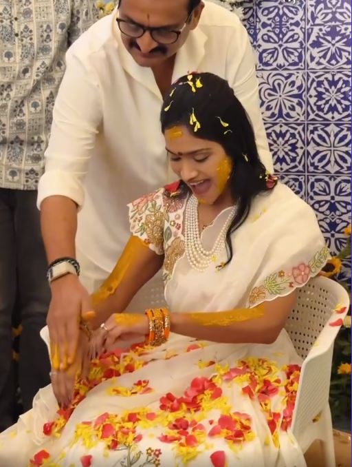 Bandla Ganesh Daughter Janani Bandla Haldi Ceremony