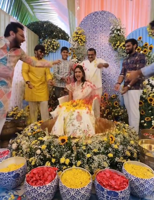 Bandla Ganesh Daughter Janani Bandla Haldi Ceremony