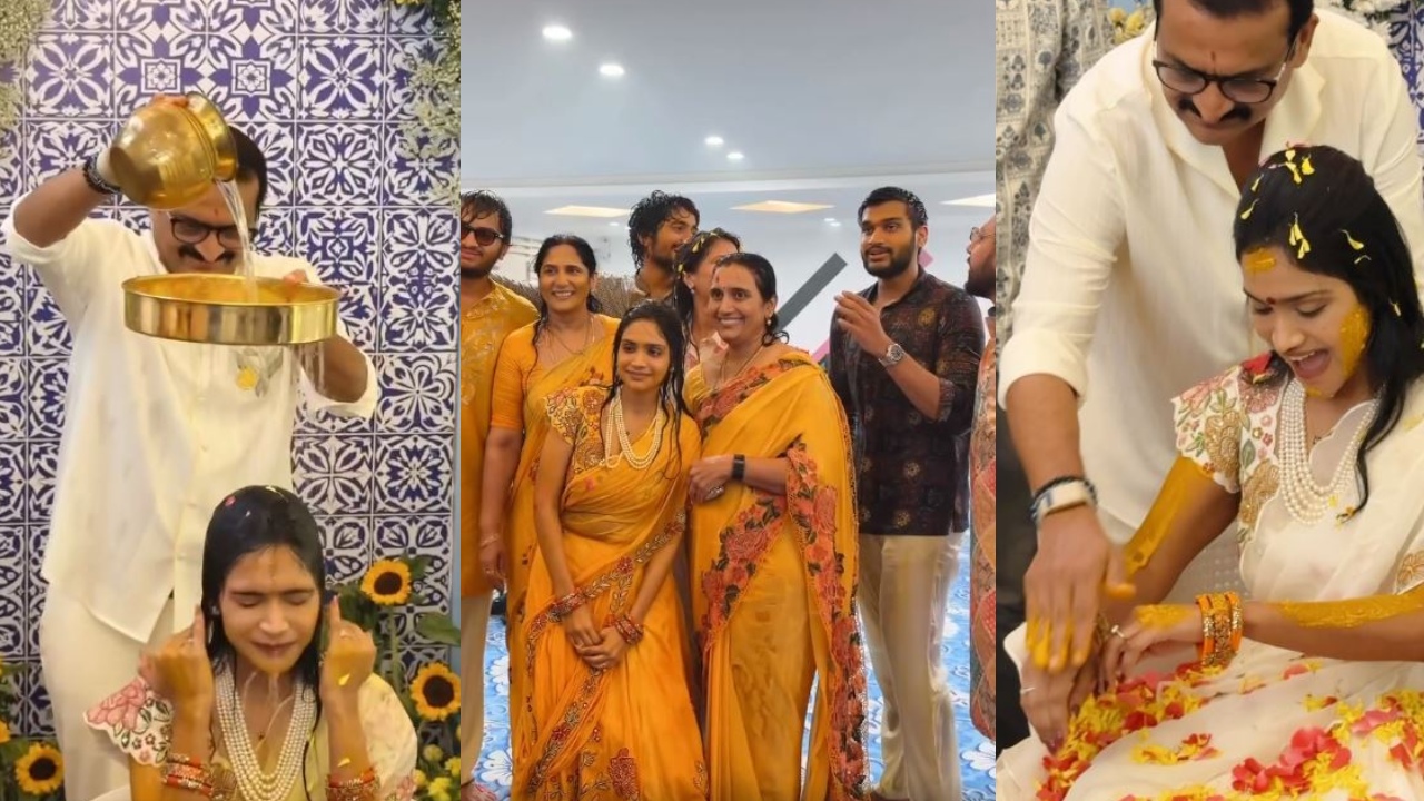 Janani Bandla Haldi Ceremony : బండ్ల గణేష్ కూతురు పెళ్లి.. జనని బండ్ల హల్దీ వేడుకల ఫొటోలు చూశారా..?
