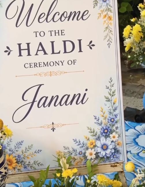 Bandla Ganesh Daughter Janani Bandla Haldi Ceremony