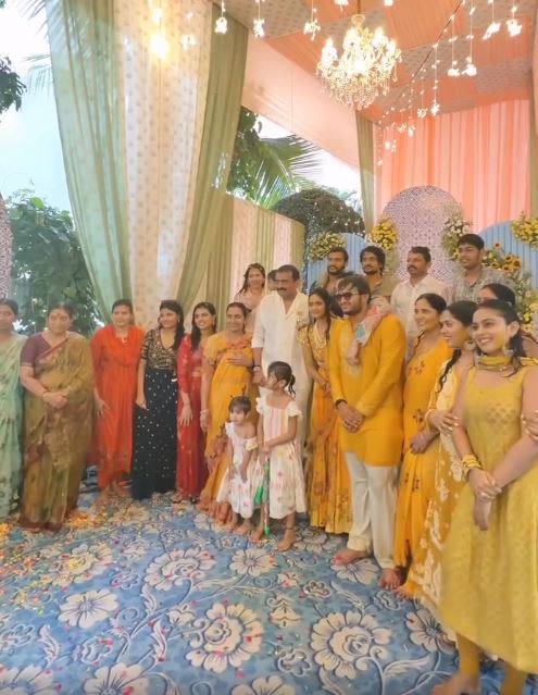 Bandla Ganesh Daughter Janani Bandla Haldi Ceremony