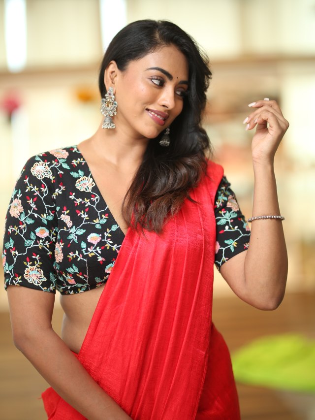 Kamakshi Bhaskarla Stunning Looks in Saree