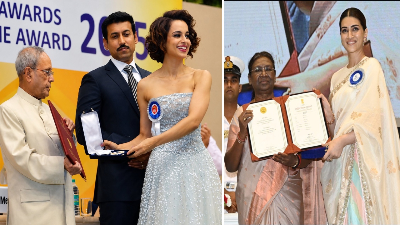 Kangana Ranaut : కృతి సనన్ ని అంటావా?.. కంగనాను ఆడుకుంటున్న నెటిజన్లు.. పాత ఫొటో బీభత్సంగా వైరల్..