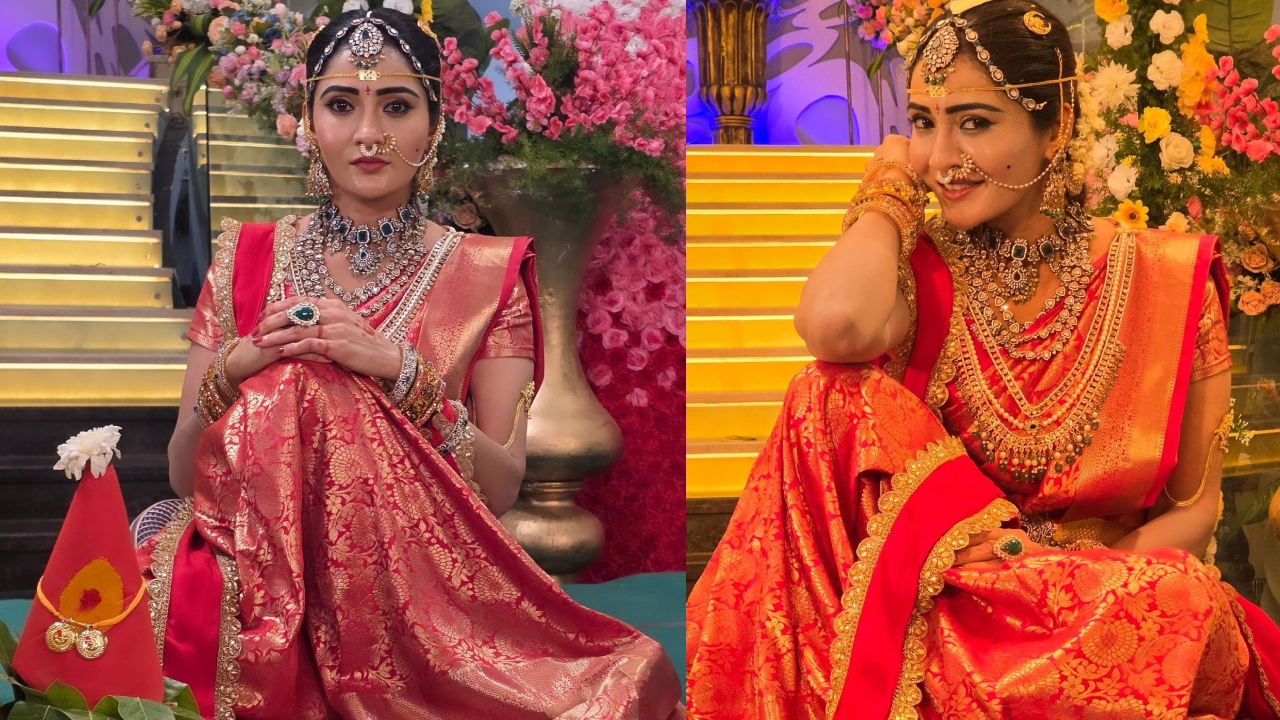 Gayathri Simhadri : పెళ్లి కూతురిగా కార్తీక దీపం న‌టి గాయత్రి సింహాద్రి.. ఫోటోలు వైర‌ల్‌..