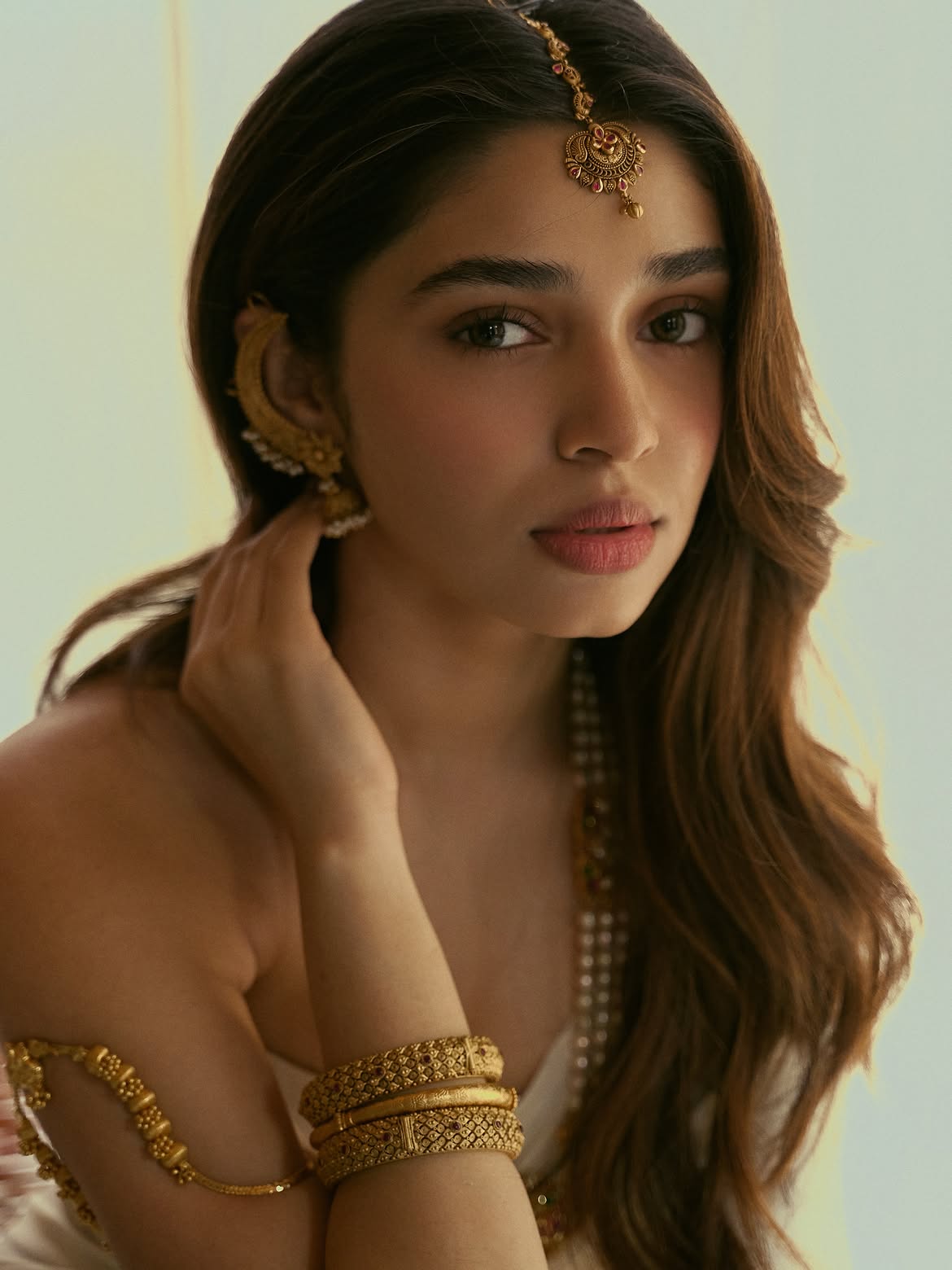Krithi Shetty Stunning Looks with Ornaments on Onam Festival