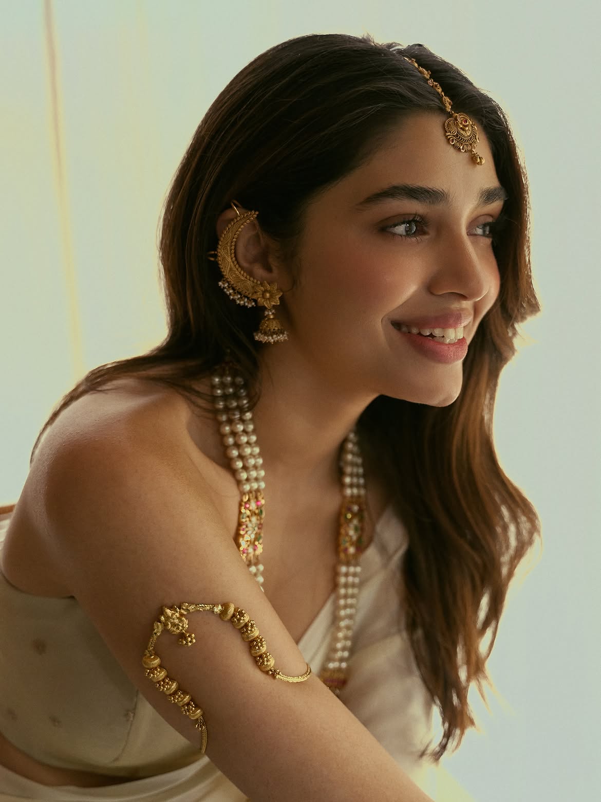 Krithi Shetty Stunning Looks with Ornaments on Onam Festival