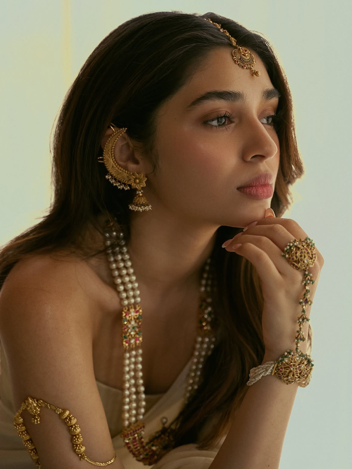 Krithi Shetty Stunning Looks with Ornaments on Onam Festival