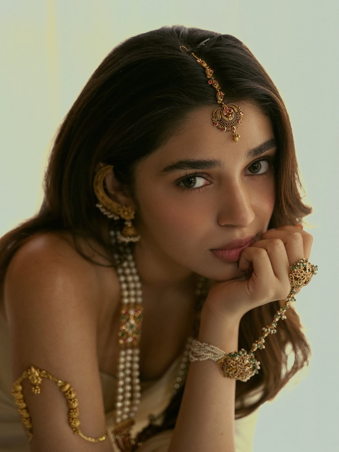 Krithi Shetty Stunning Looks with Ornaments on Onam Festival