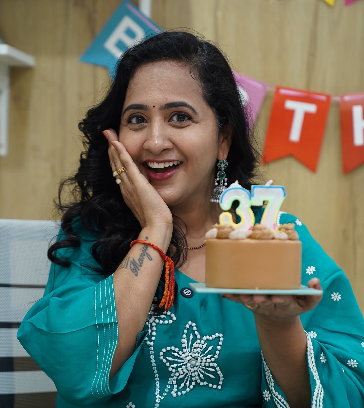 Anchor Lasya Birthday Celebrations