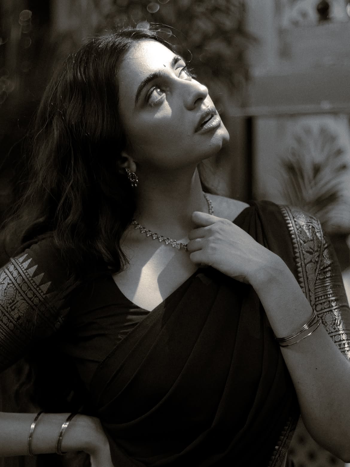 Maanasa Choudhary Mesmerizing Looks in Half Saree
