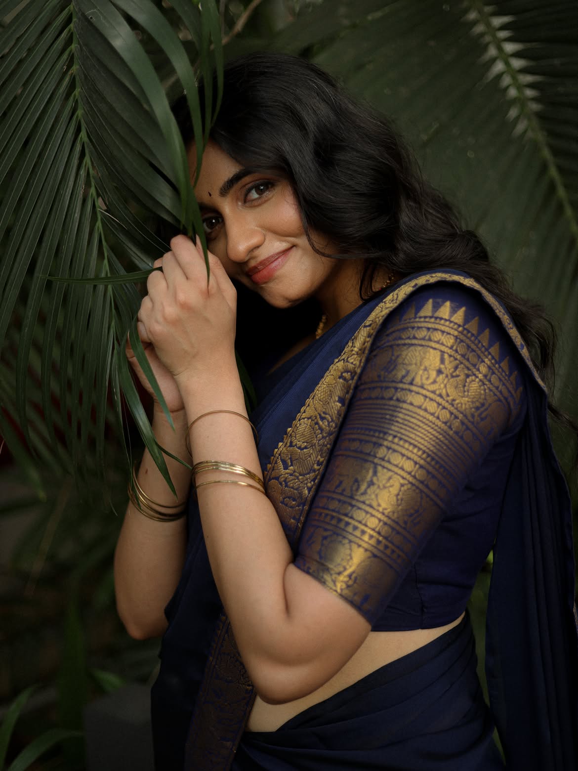 Maanasa Choudhary Mesmerizing Looks in Half Saree