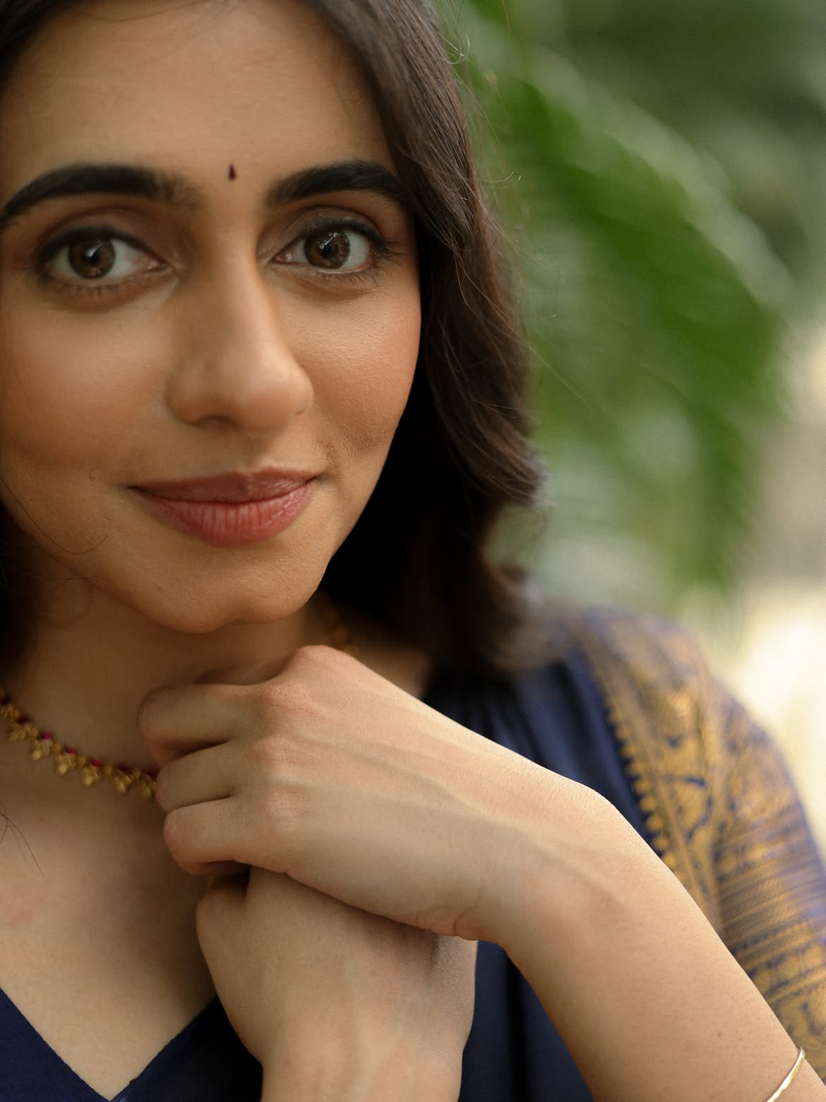 Maanasa Choudhary Mesmerizing Looks in Half Saree