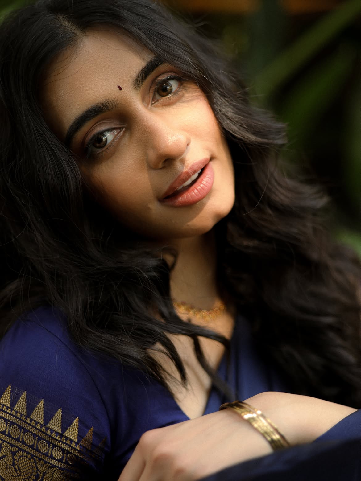 Maanasa Choudhary Mesmerizing Looks in Half Saree
