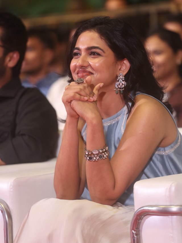 Mamitha Baiju Cute Photos from Vishwanath And Sons Pre Release Event
