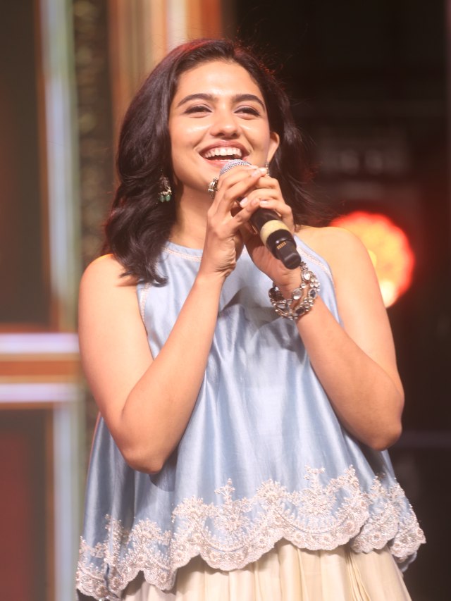 Mamitha Baiju Cute Photos from Vishwanath And Sons Pre Release Event