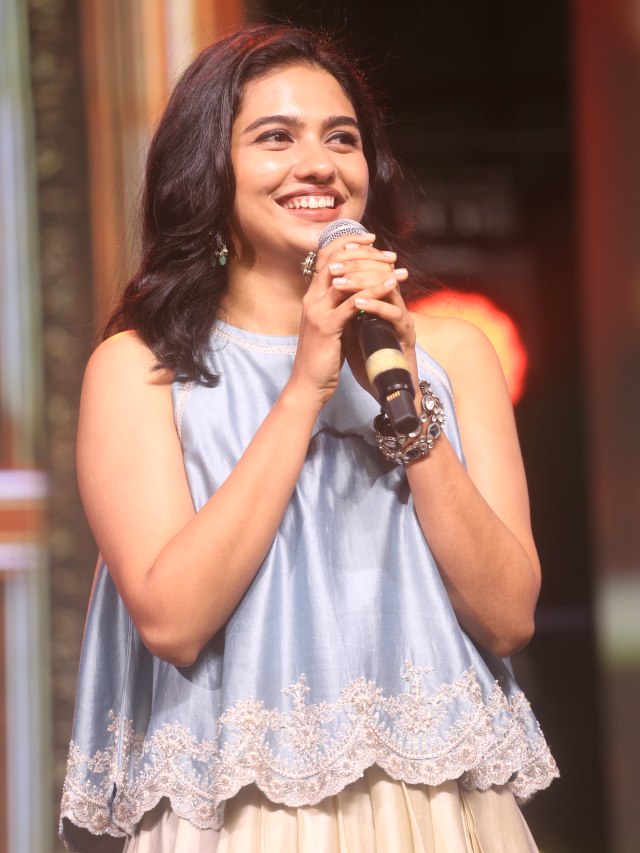 Mamitha Baiju Cute Photos from Vishwanath And Sons Pre Release Event