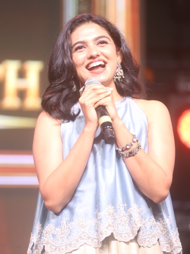 Mamitha Baiju Cute Photos from Vishwanath And Sons Pre Release Event