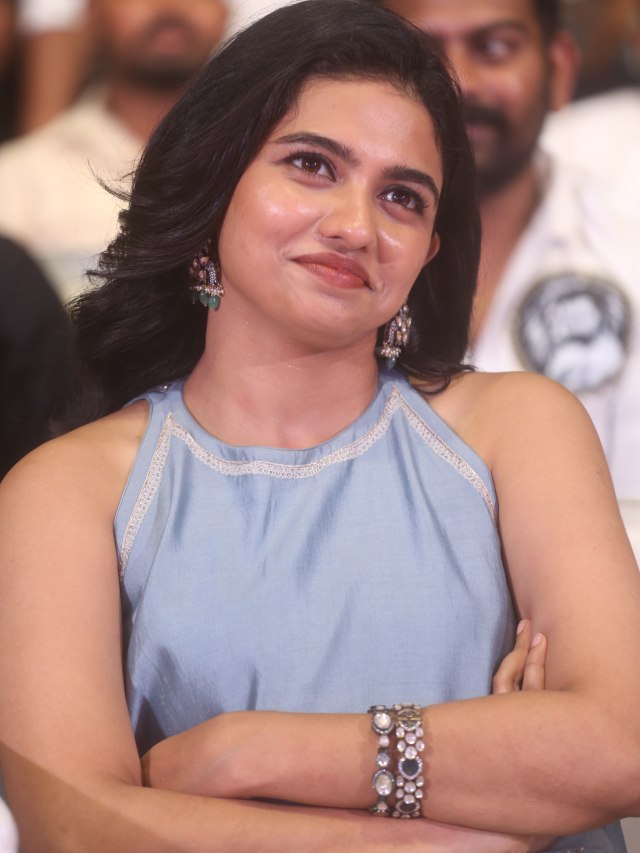 Mamitha Baiju Cute Photos from Vishwanath And Sons Pre Release Event
