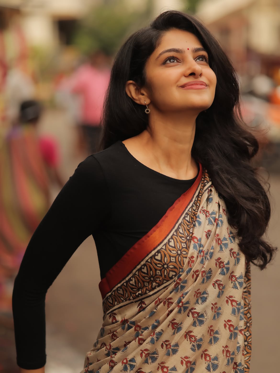 Manasa Varanasi Cute Photos in Saree