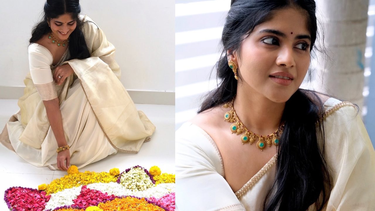 Megha Akash : ముద్దు ముద్దుగా మేఘ ఆకాష్.. ఓనం సెలబ్రేషన్స్..