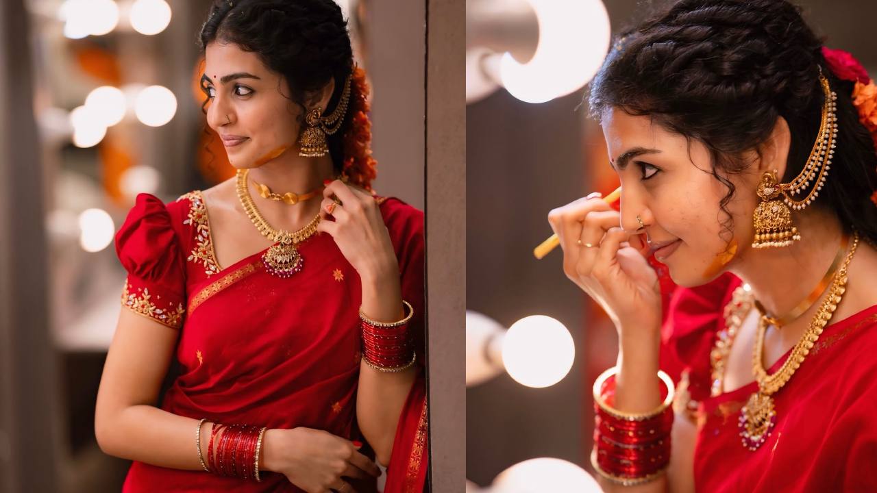 Nagadurga Stunning Looks in Saree