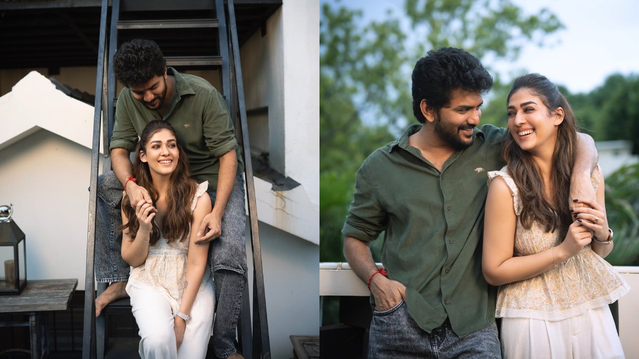 Nayanthara : తనకంటే ఐదేళ్లు చిన్నవాడితో నయనతార.. క్యూట్ ఫొటోలు షేర్ చేసి..