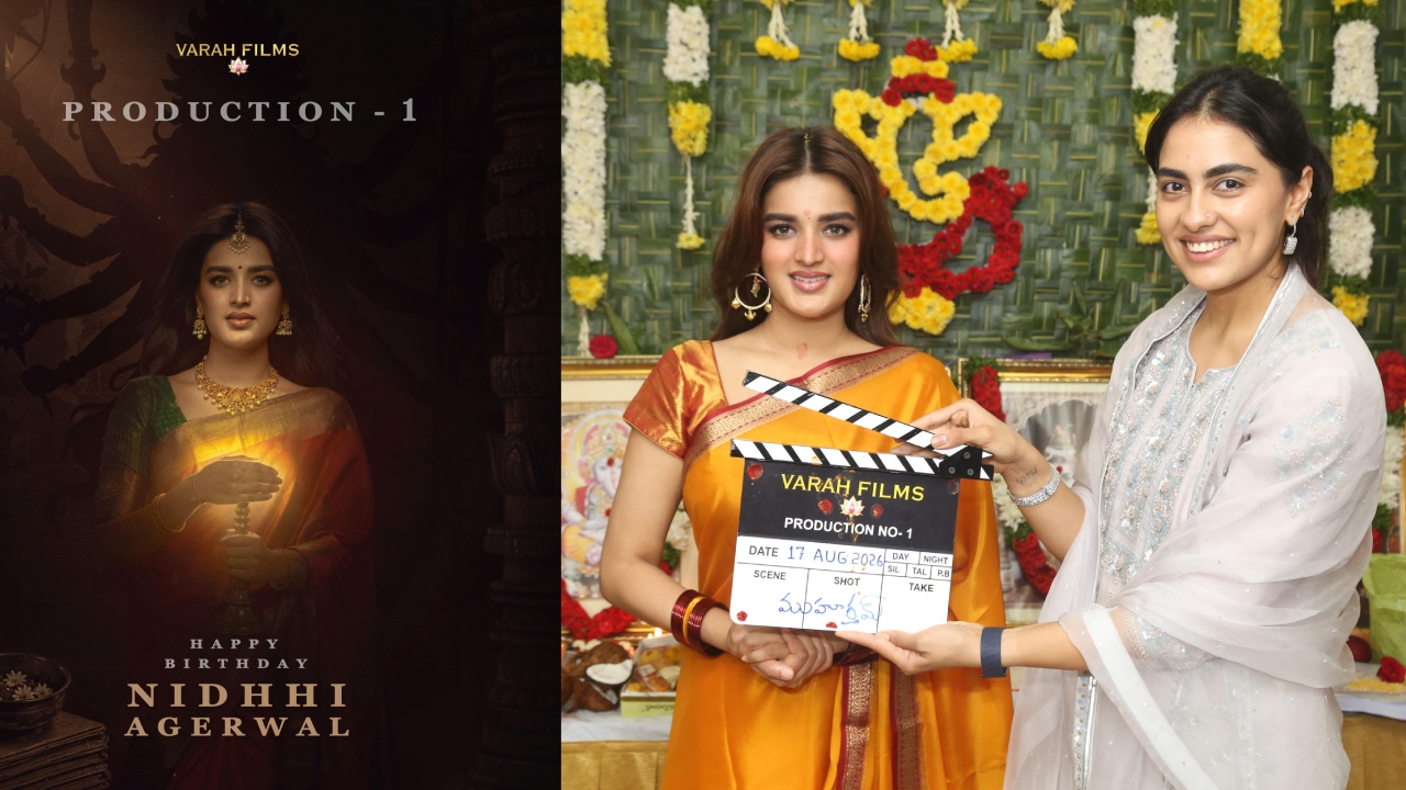 Nidhhi Agerwal : నిధి అగ‌ర్వాల్ కొత్త మూవీ ఓపెనింగ్‌.. ఫోటోలు..