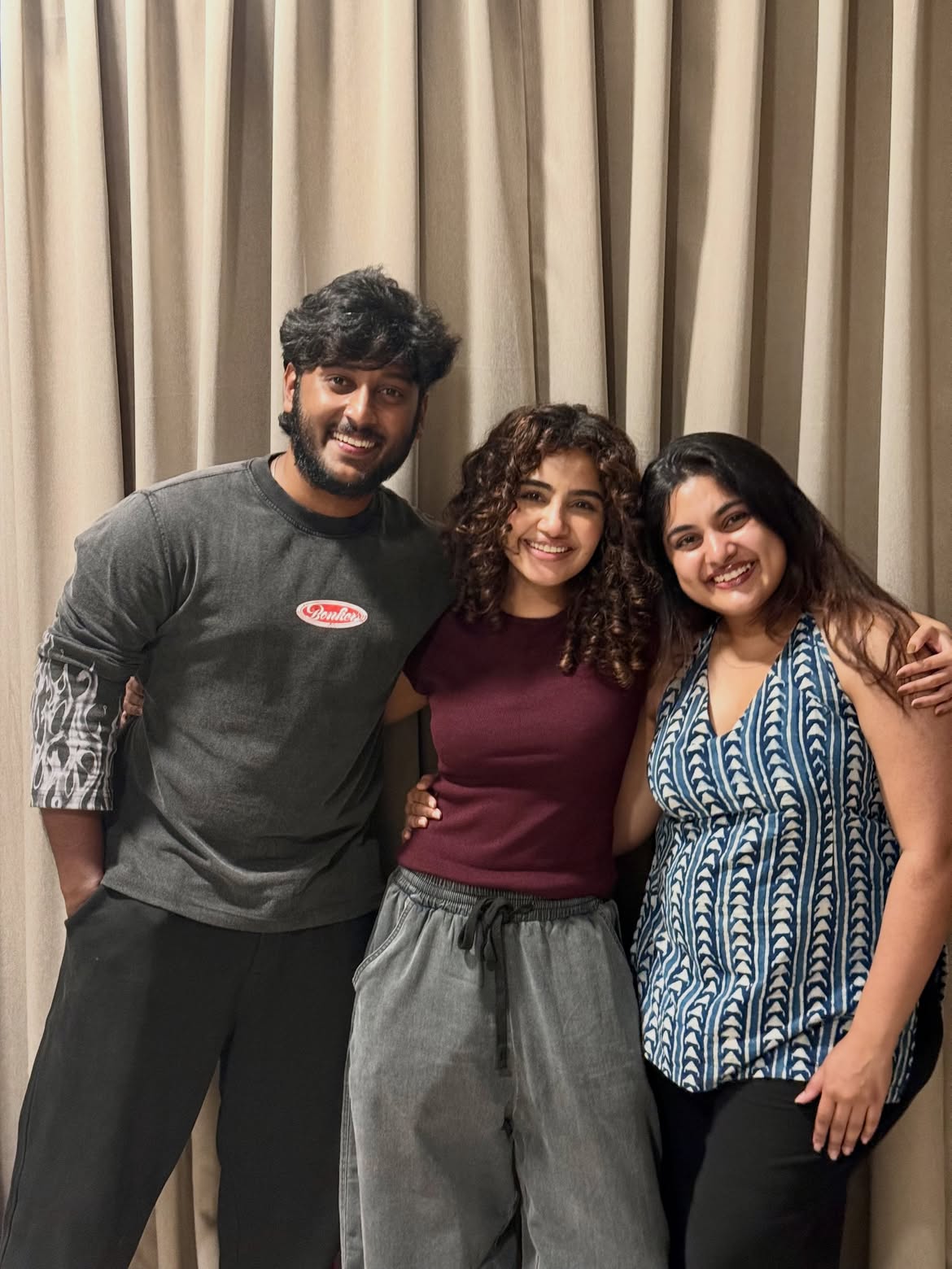 Nikhil Thomas Shares Photos with Anupama Parameswaran and Nivetha Thomas