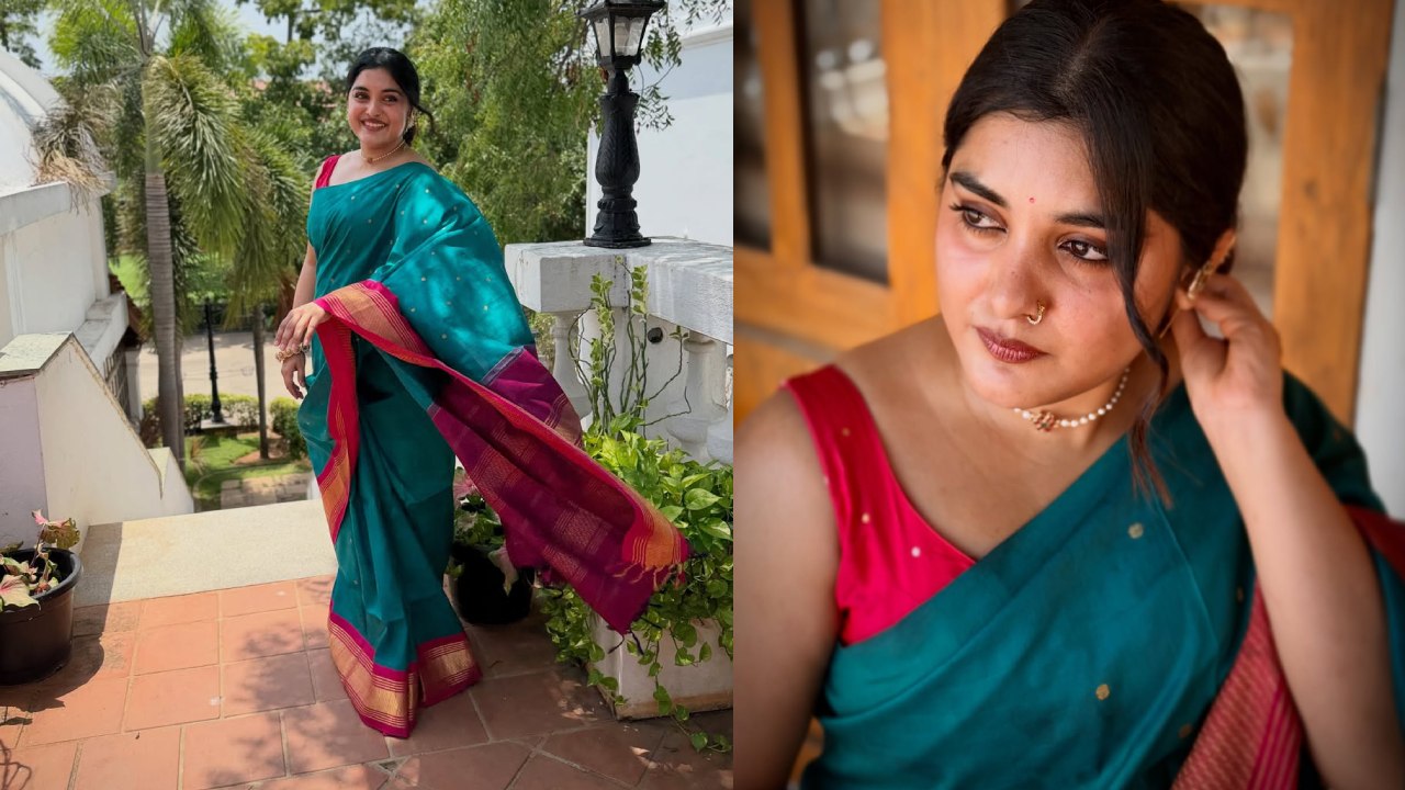 Nivetha Thomas : నివేదా థామస్ లేటెస్ట్ ఫోటోలు చూశారా..? అమ్మ చీరలో..