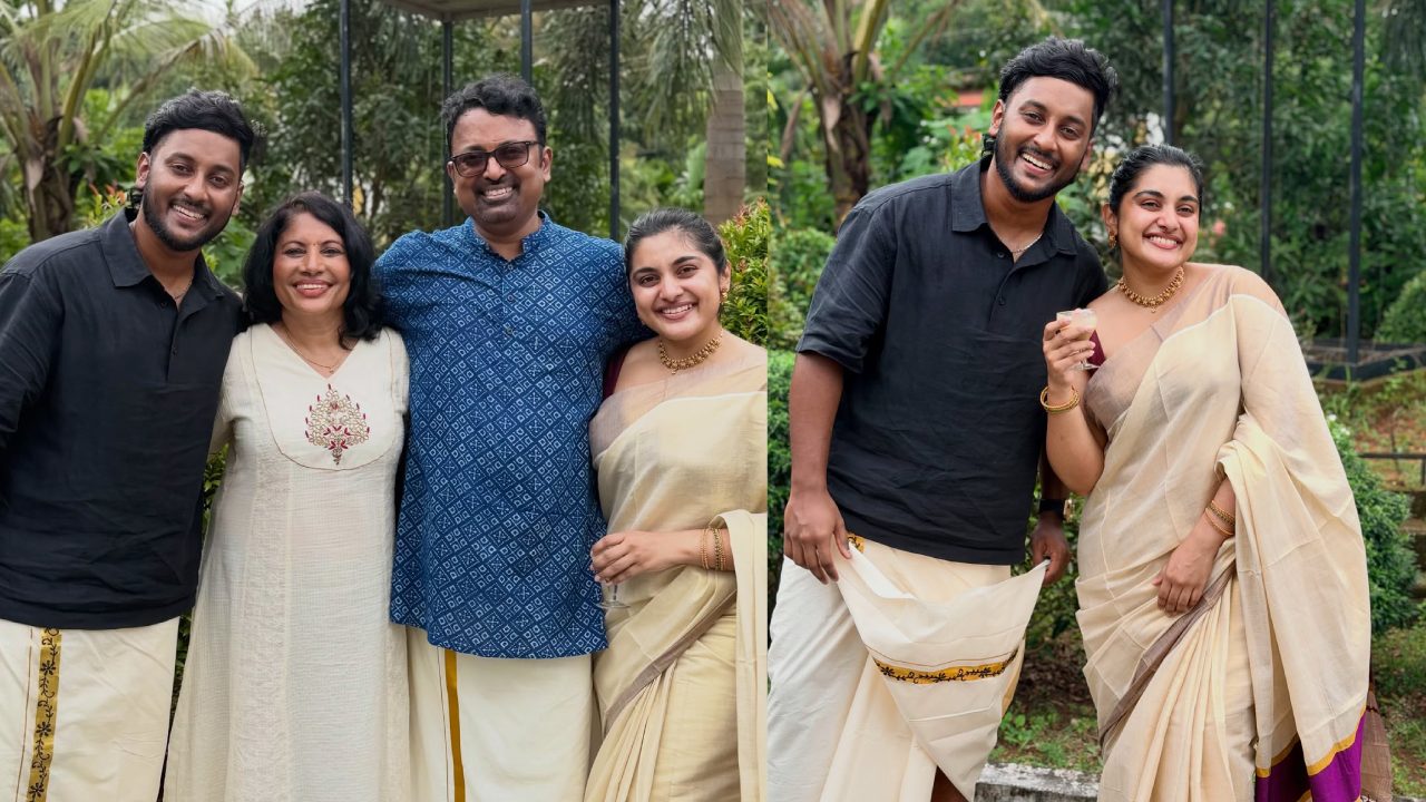 Nivetha Thomas : ఫ్యామిలీతో నివేదా థామస్ ఓనం సెలబ్రేషన్స్.. ఫొటోలు..