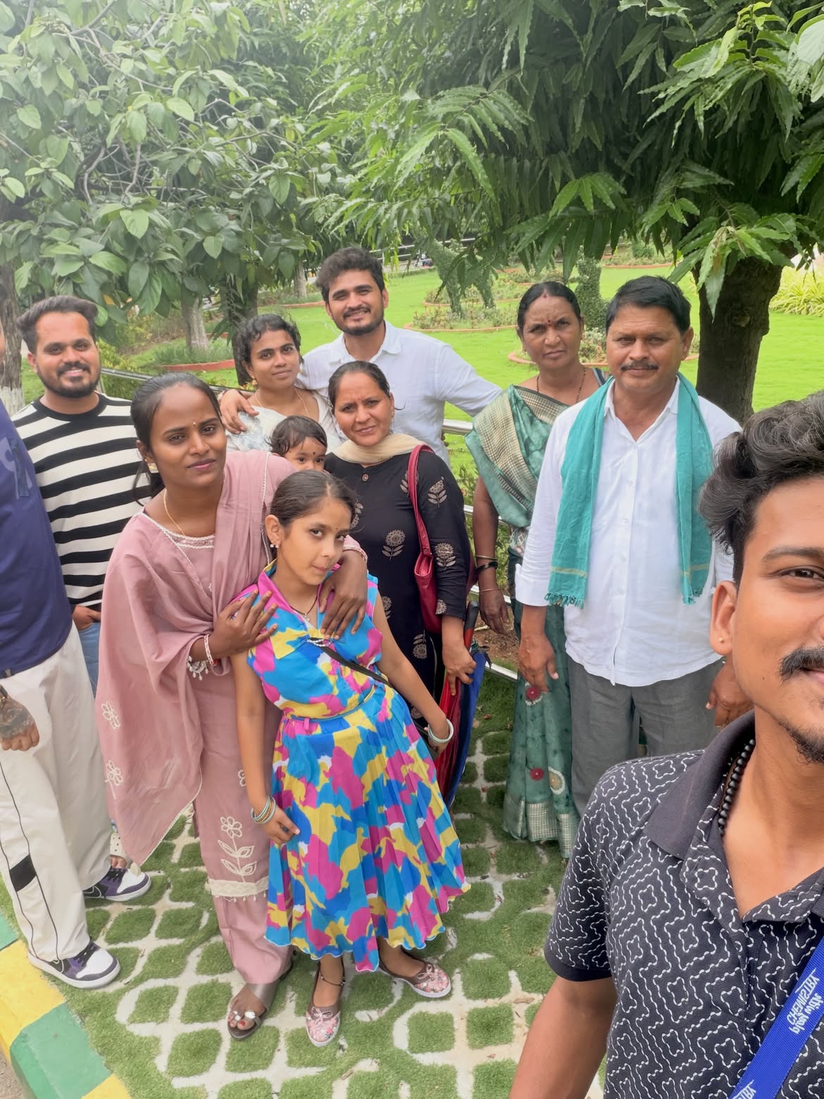 Patas Faima Went to Hyderabad Zoo with her Husband and Family