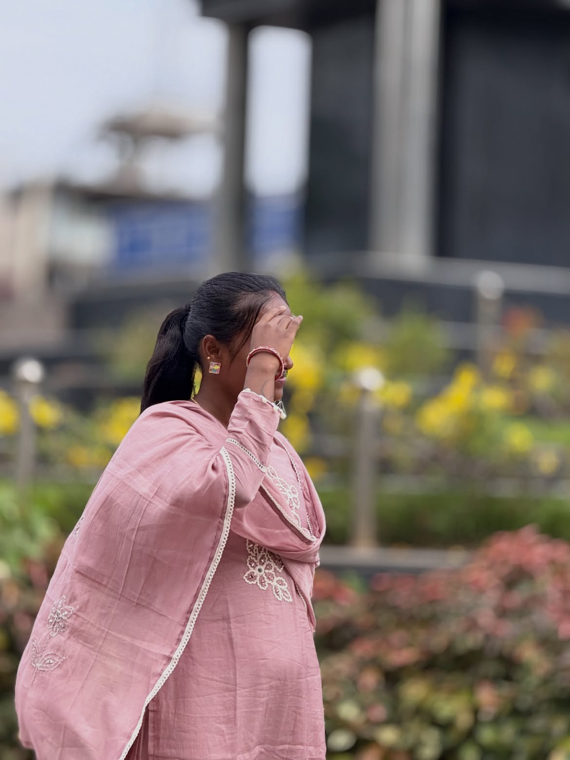 Patas Faima Went to Hyderabad Zoo with her Husband and Family