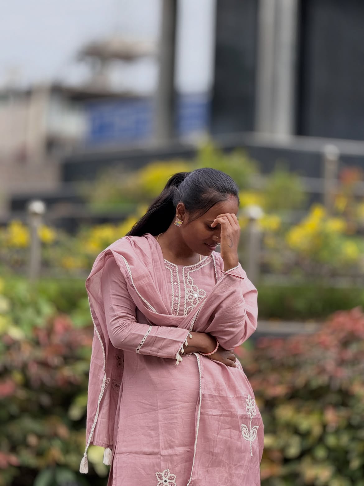 Patas Faima Went to Hyderabad Zoo with her Husband and Family
