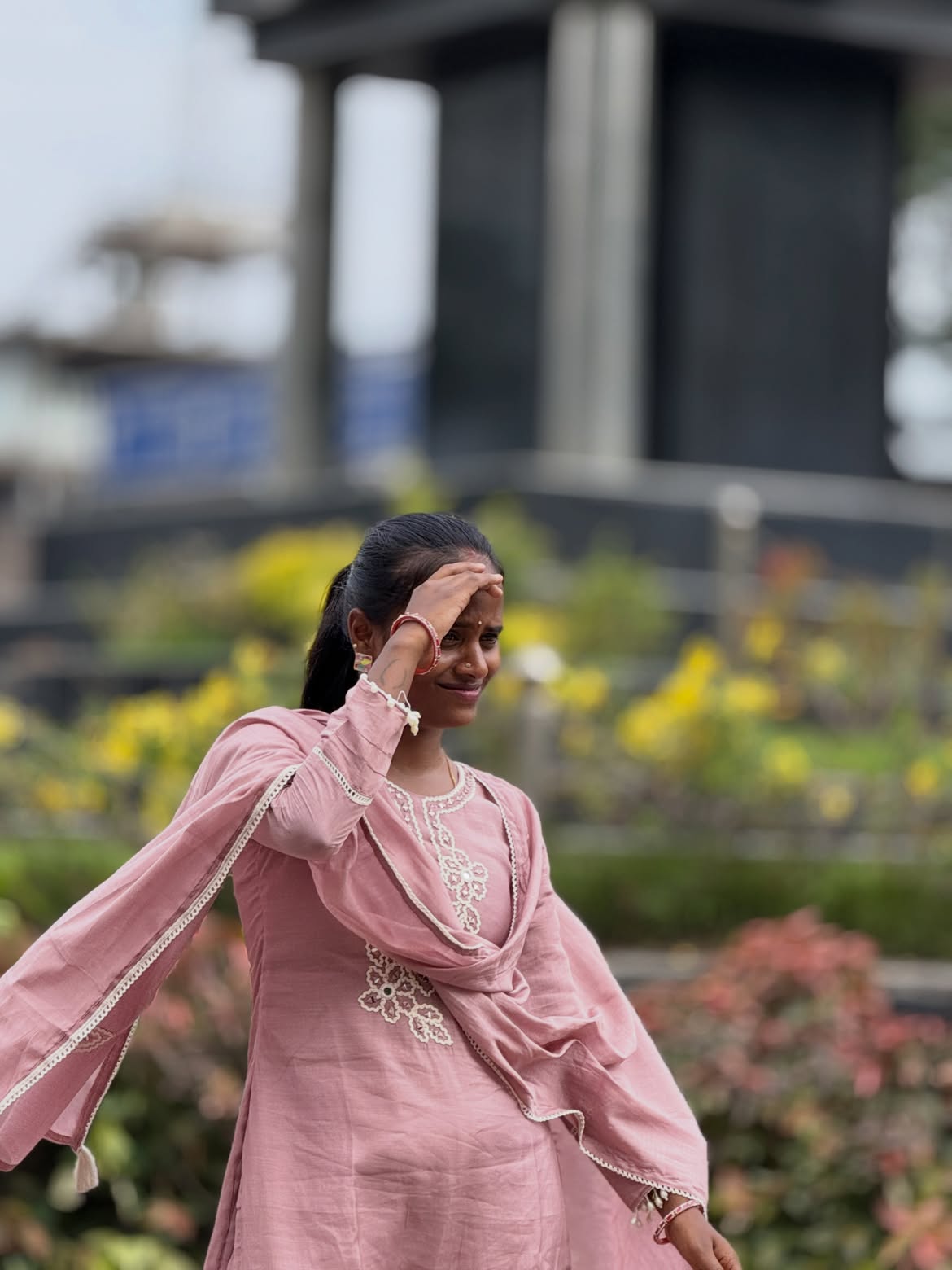 Patas Faima Went to Hyderabad Zoo with her Husband and Family