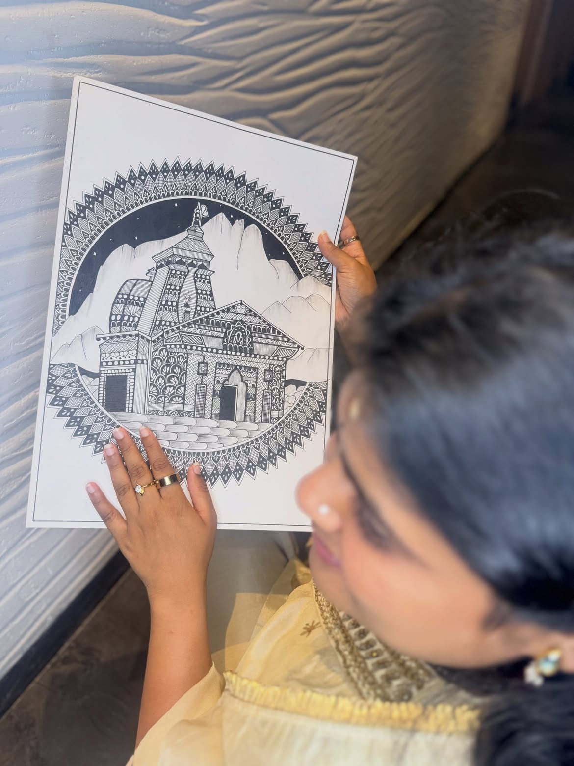 Pavithra Puri Shares Her Drawing Skills