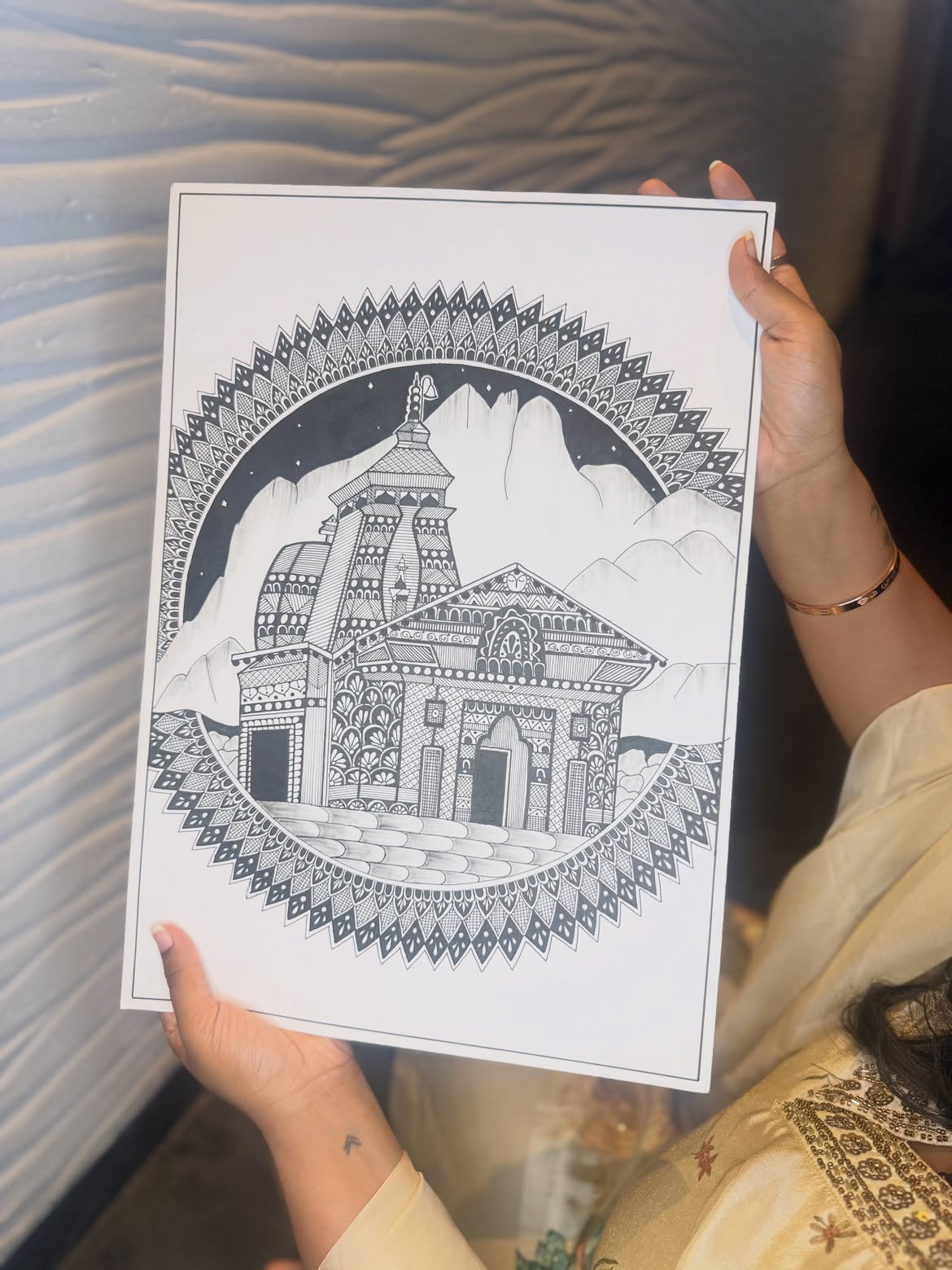 Pavithra Puri Shares Her Drawing Skills