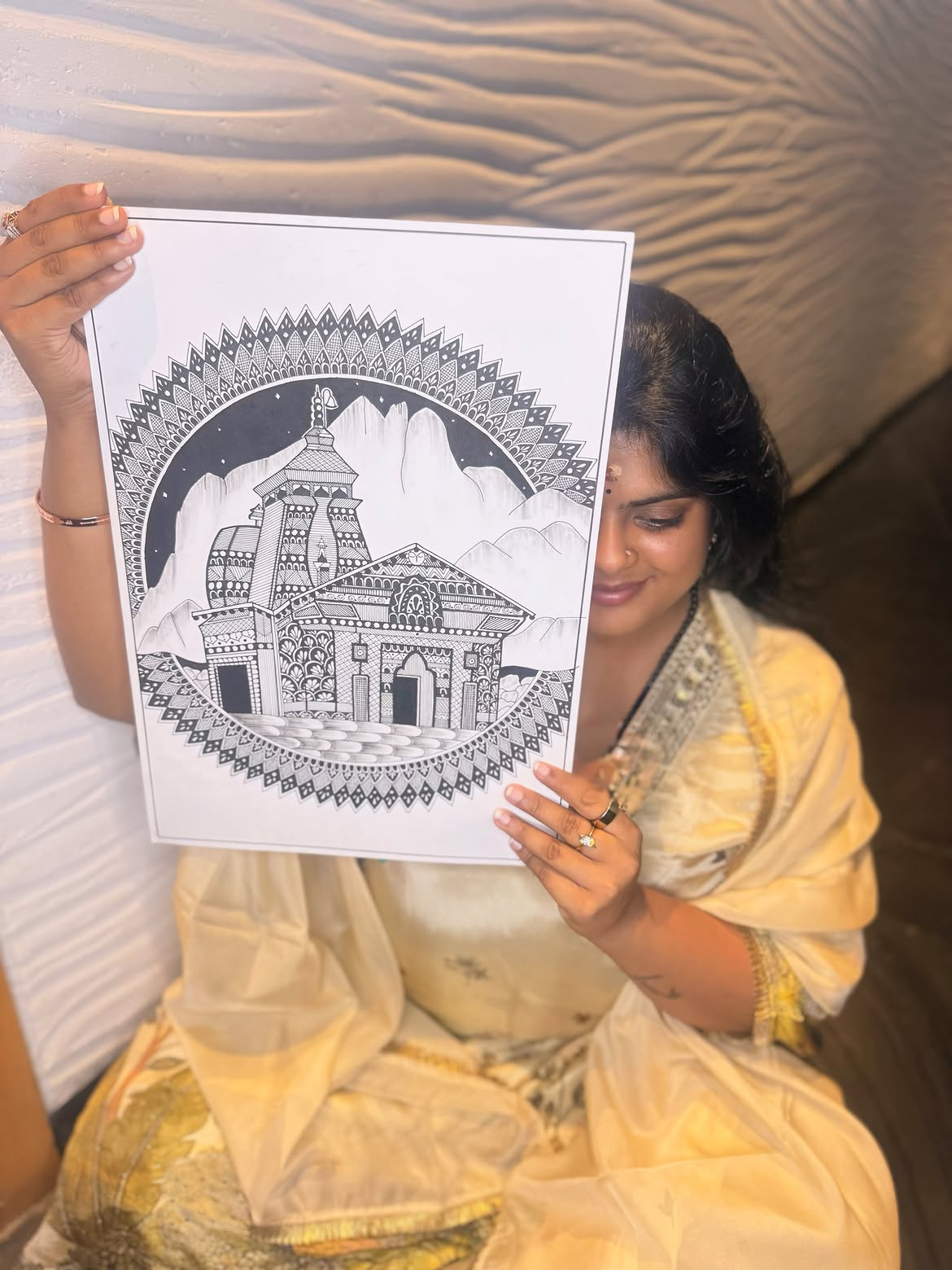 Pavithra Puri Shares Her Drawing Skills
