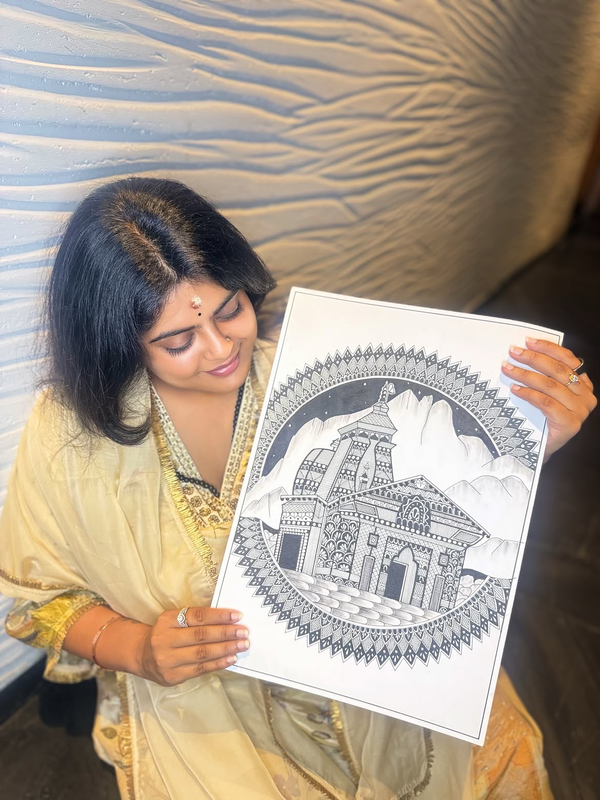 Pavithra Puri Shares Her Drawing Skills
