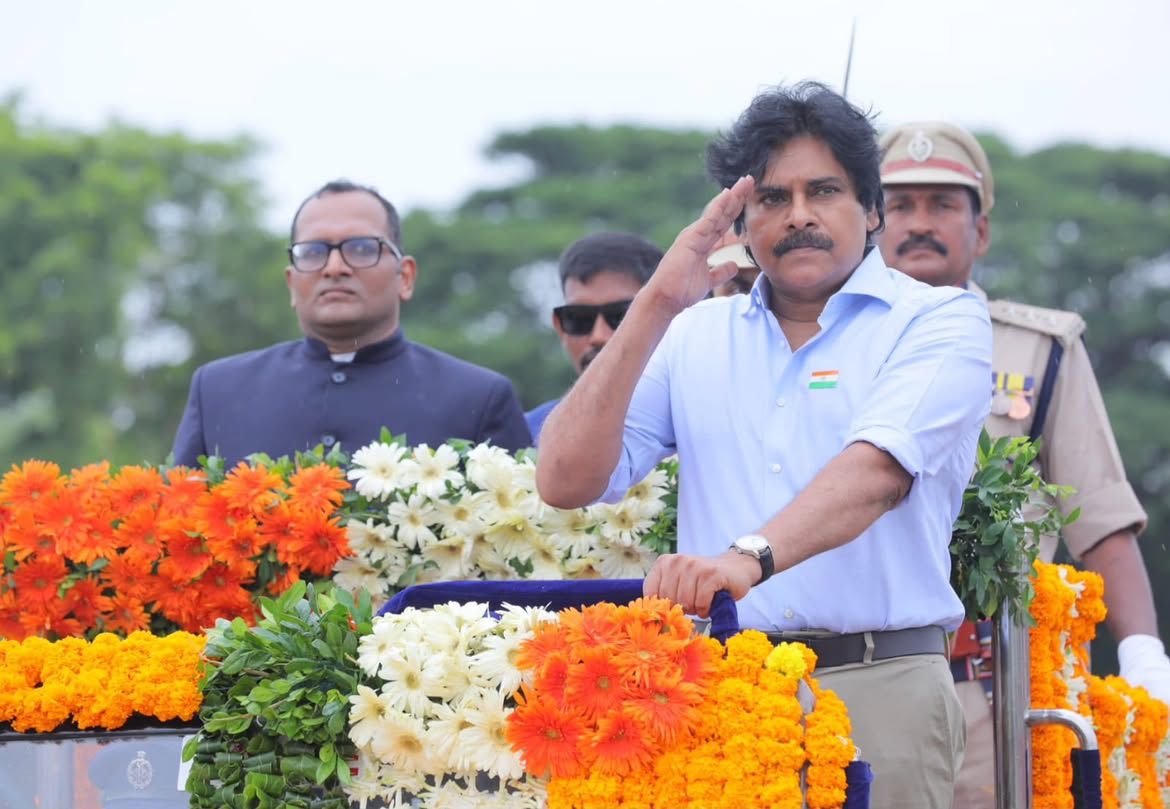 AP Deputy CM Pawan Kalyan Participated in Independence Day Celebrations