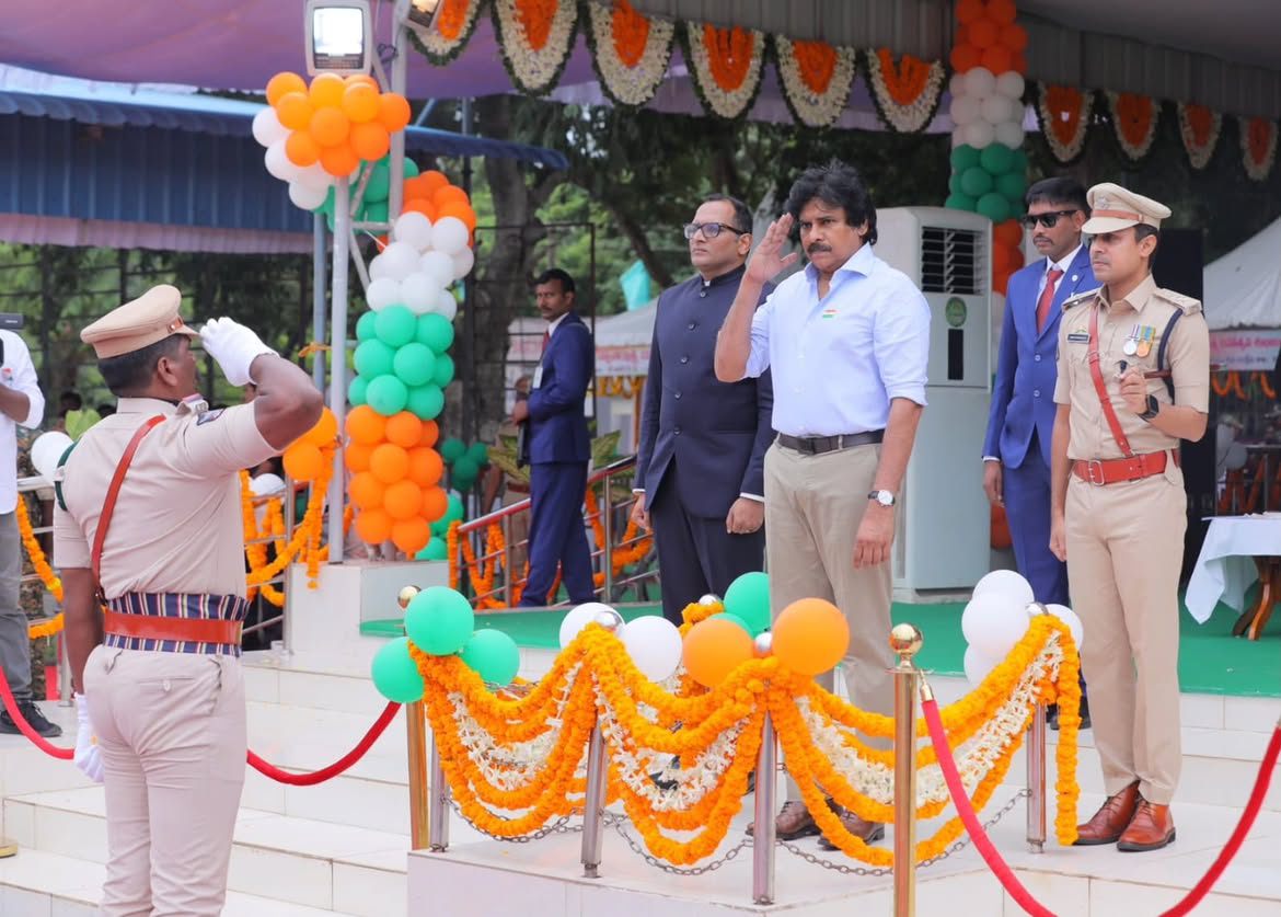 AP Deputy CM Pawan Kalyan Participated in Independence Day Celebrations