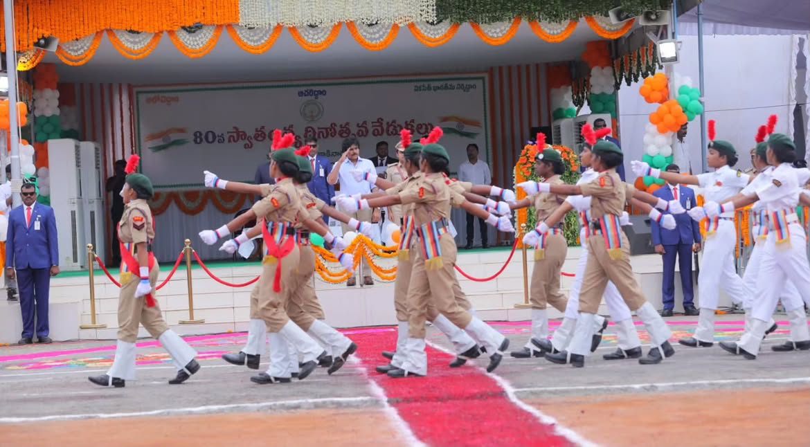 AP Deputy CM Pawan Kalyan Participated in Independence Day Celebrations