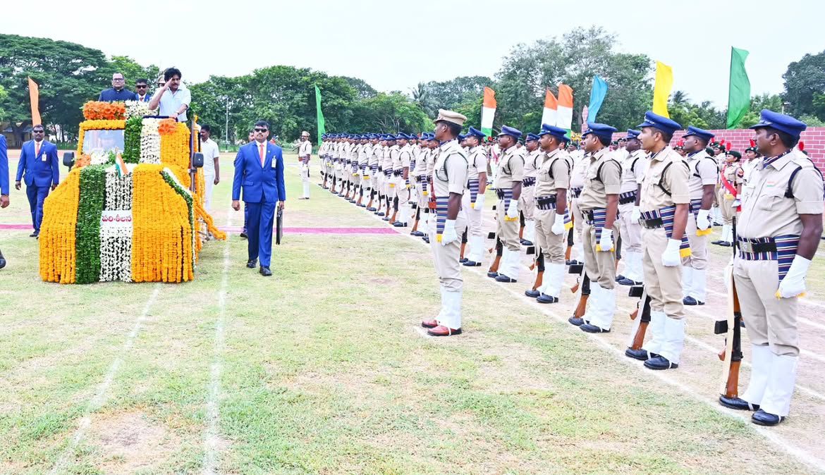 AP Deputy CM Pawan Kalyan Participated in Independence Day Celebrations