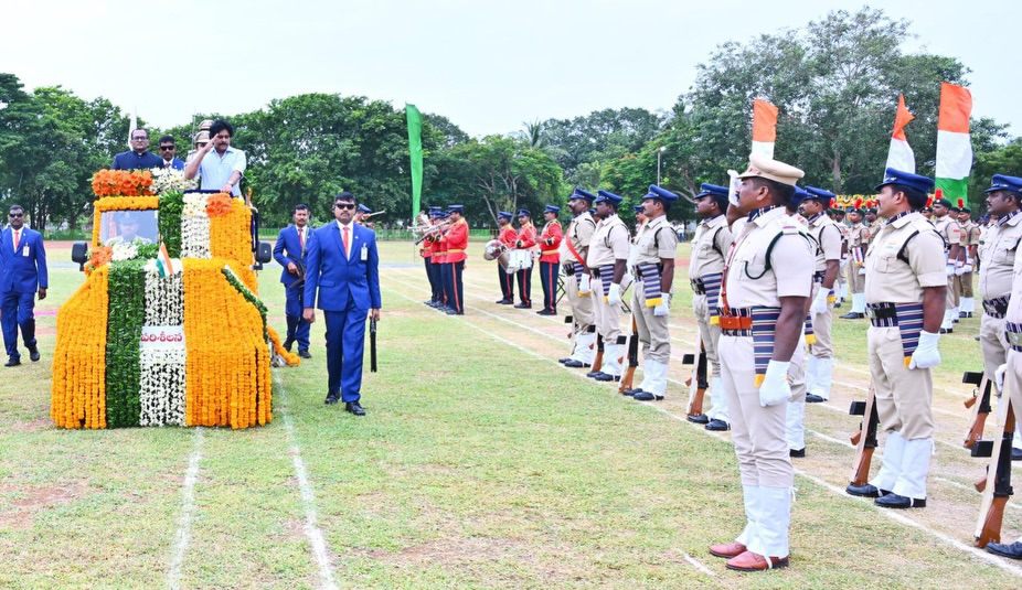 AP Deputy CM Pawan Kalyan Participated in Independence Day Celebrations