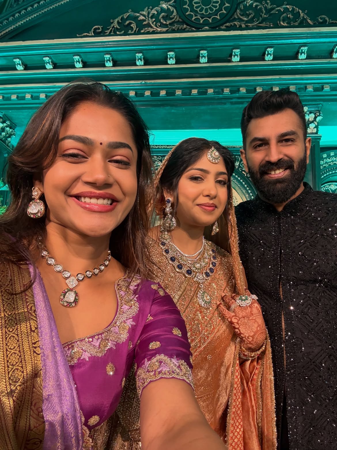 Payal Radhakrishna Enjoying in Friend Marriage