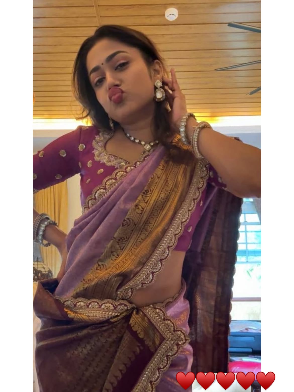 Payal Radhakrishna Enjoying in Friend Marriage