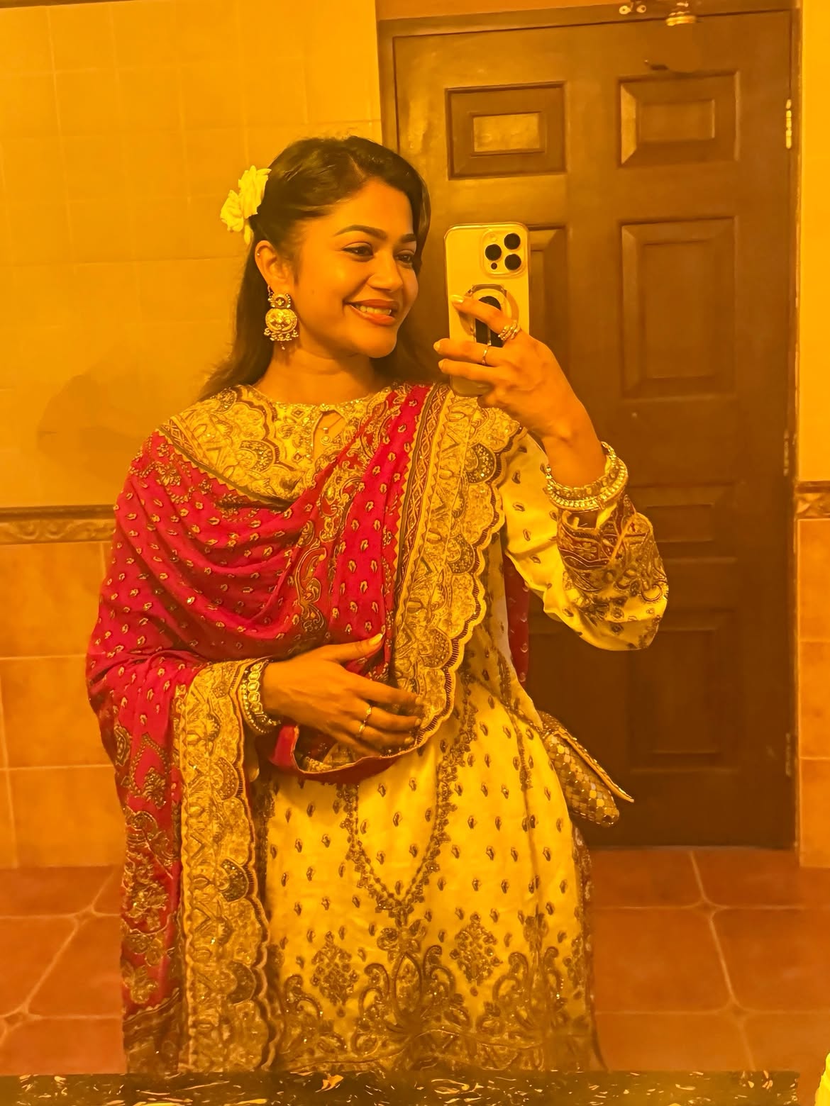 Payal Radhakrishna Enjoying in Friend Marriage